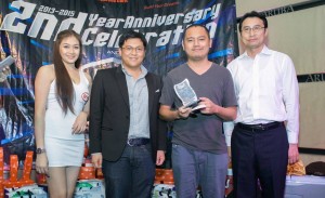 The BYD Makata Award goes to Mr. Peter Jerome H. Manabat for his insightful and well thought-out feature story on the BYD F0 broadcast in the February 23, 2015 episode of The Manila Street Kings.
