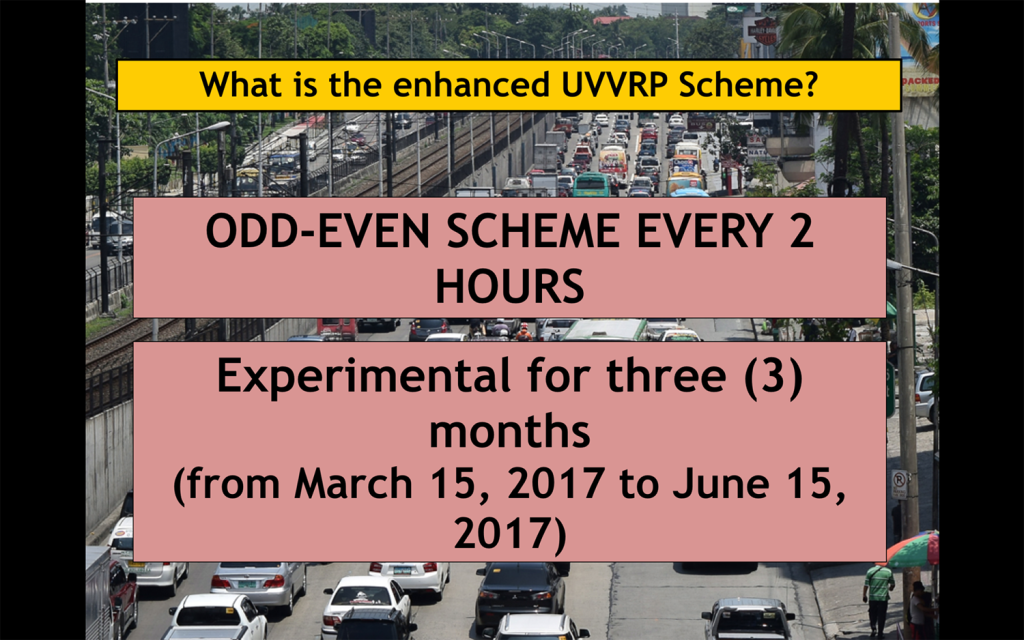 mmda odd even4